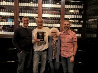 Josh, Roger, Ellen and Zach inducted into the UK Pinball Hall of Fame.jpg